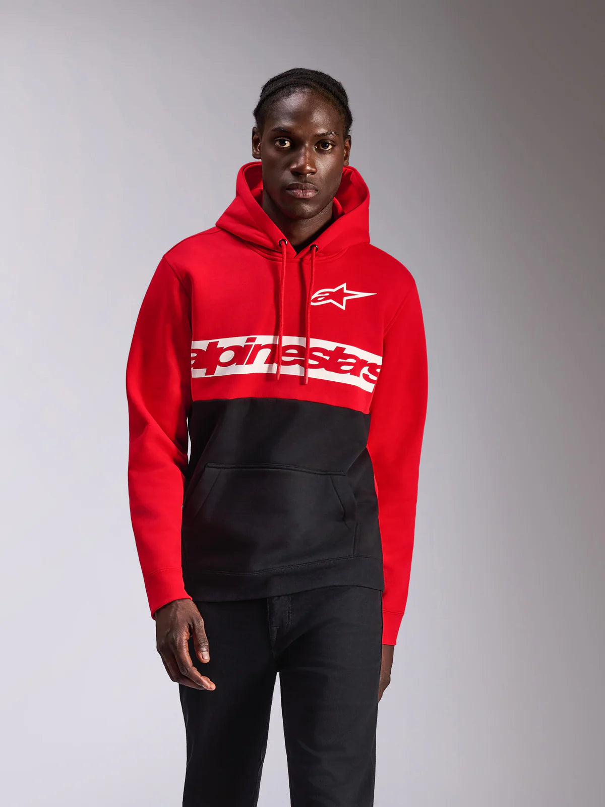 Alpinestars Parallel Hættetrøje Sort/Rød