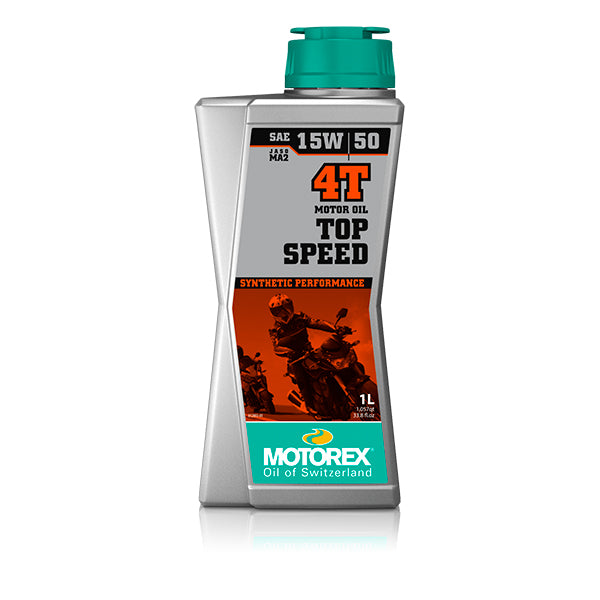 308096MOTOREX TOP SPEED 4T 15W/50   1L JASO MA 2