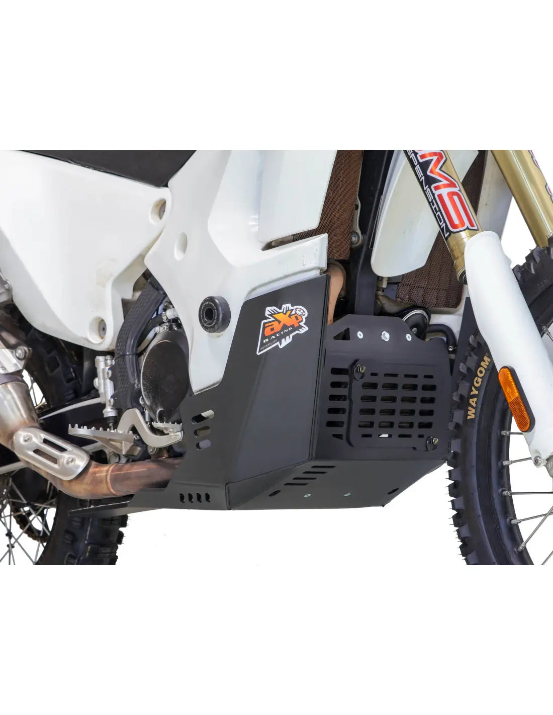 AXP Racing ADV Skid Plate Kove 450 Rally – 8 mm Motorbeskyttelse Sort