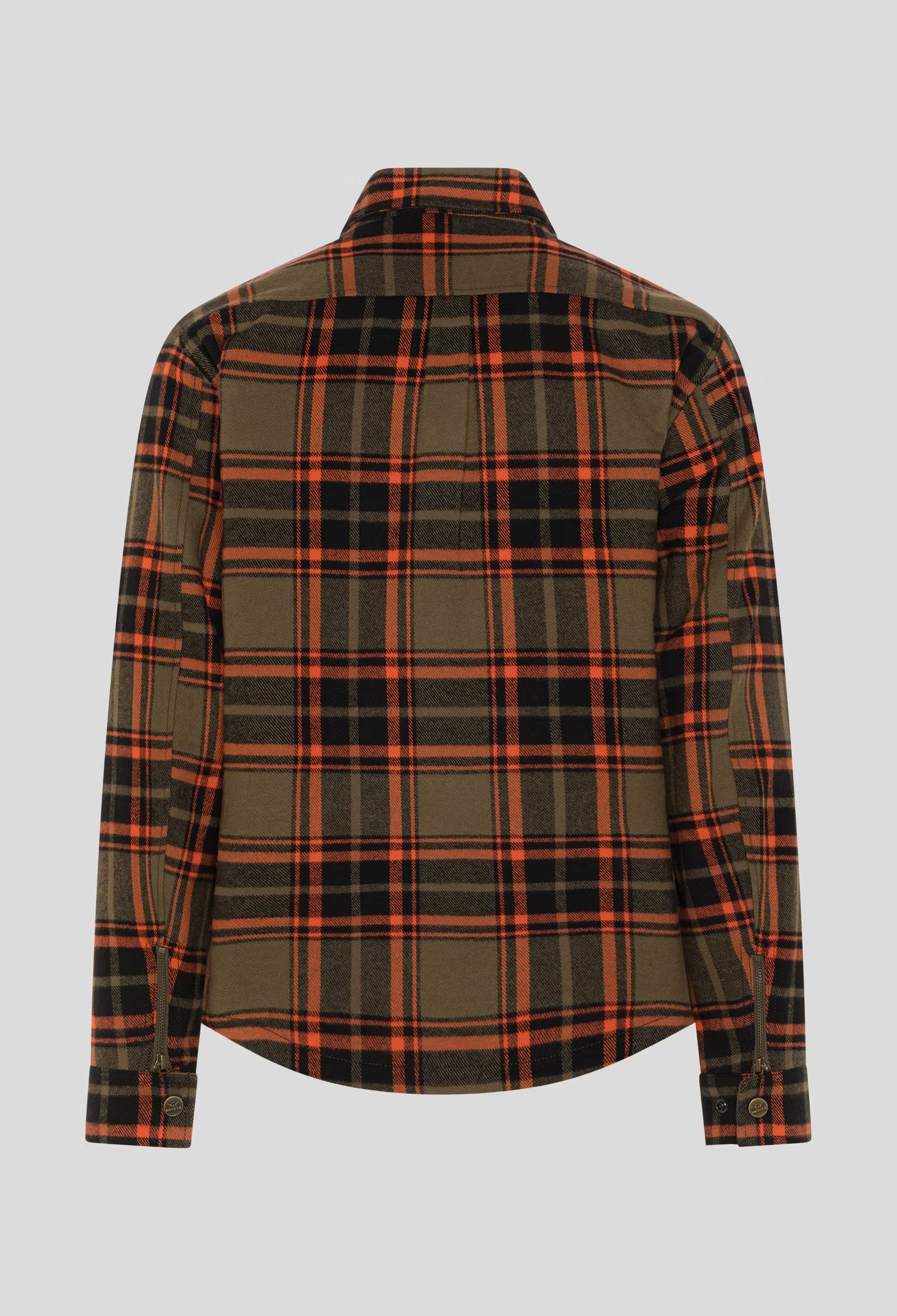 Rokker Colorado Rider Shirt Grøn/Orange MC Jakke