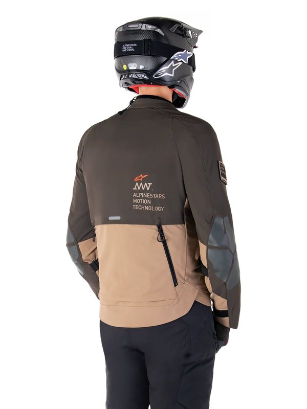 Alpinestars AMT-8 Stretch Drystar XF MC Jakke Brun