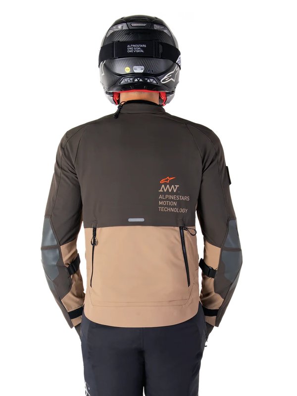 Alpinestars AMT-8 Stretch Drystar XF MC Jakke Brun