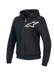 ALPINESTARS Chrome v2 Dame MC-Hoodie – Sort/Hvid Alpinestars