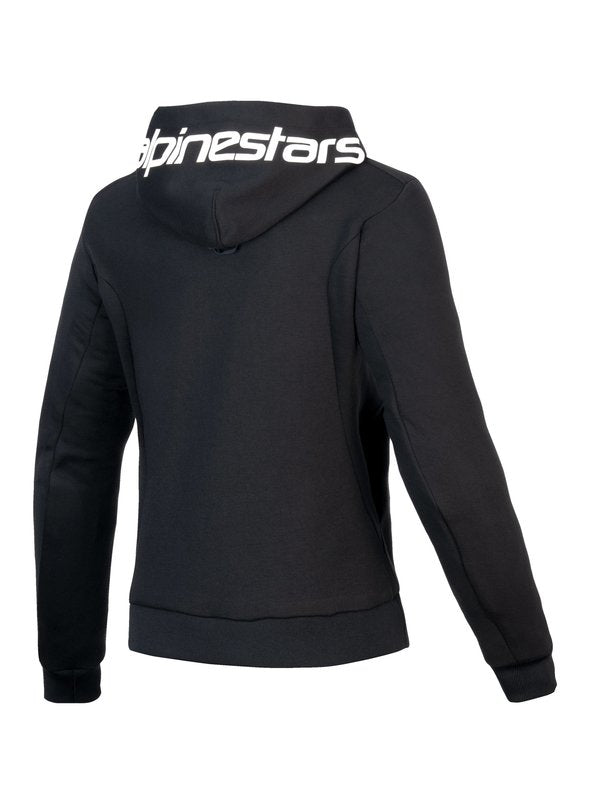 ALPINESTARS Chrome v2 Dame MC-Hoodie – Sort/Hvid Alpinestars