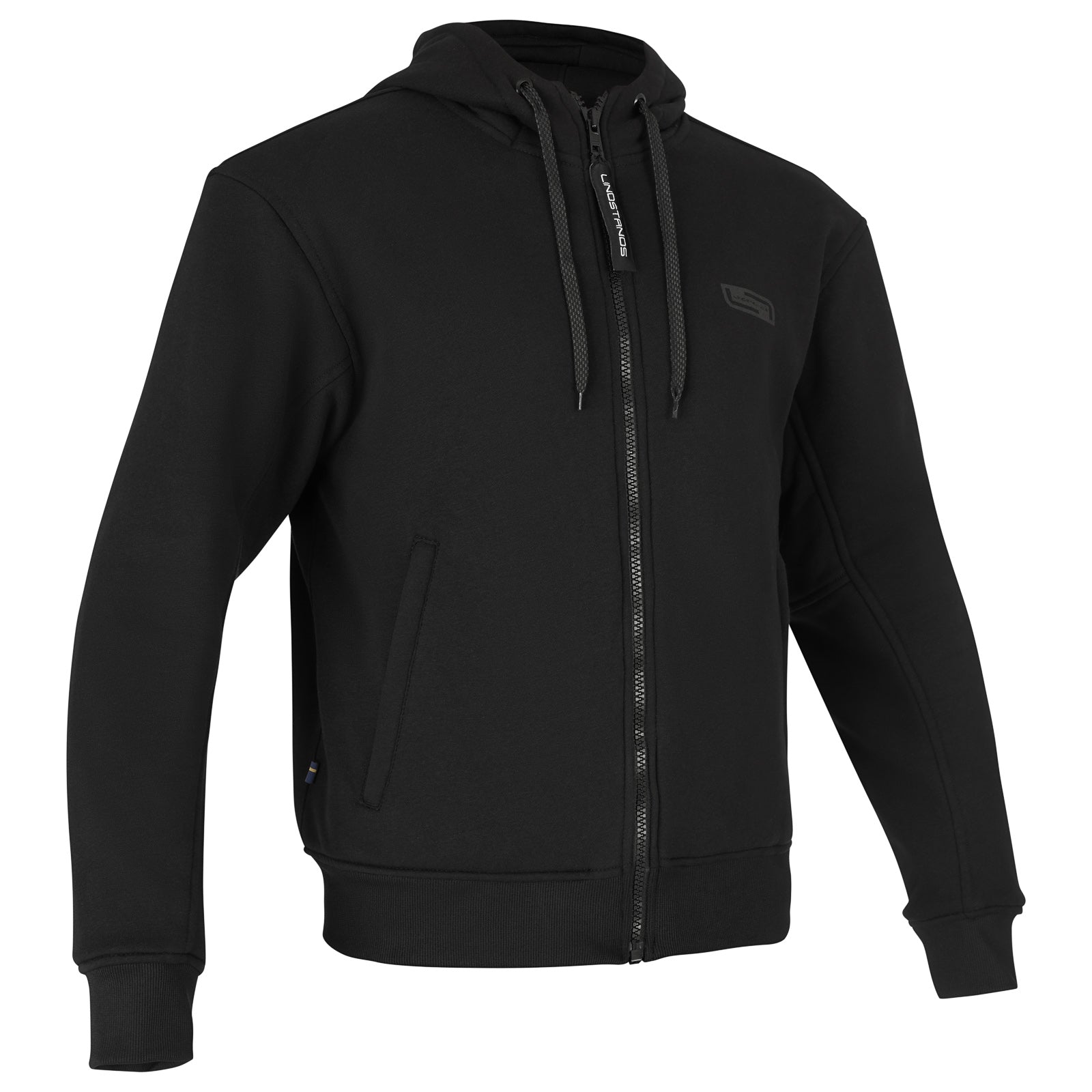 Lindstrands MC Hoodie Oselbo Sort