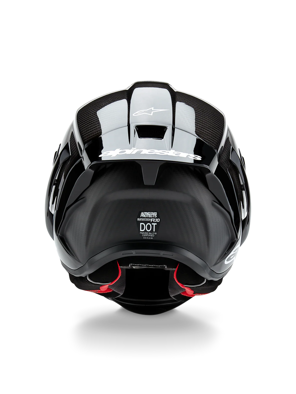 Alpinestars Supertech R10 Svart/Kolfiber Hjälm