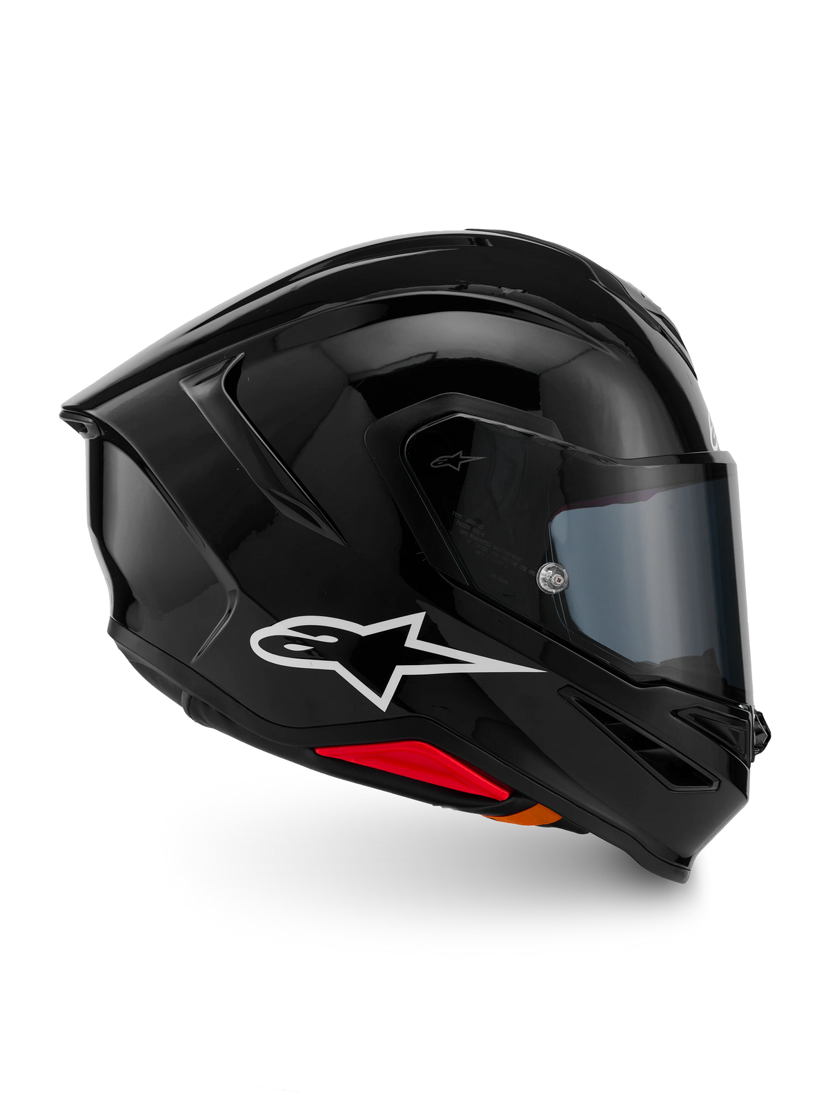 Alpinestars Supertech R7 Blank Sort MC Hjelm