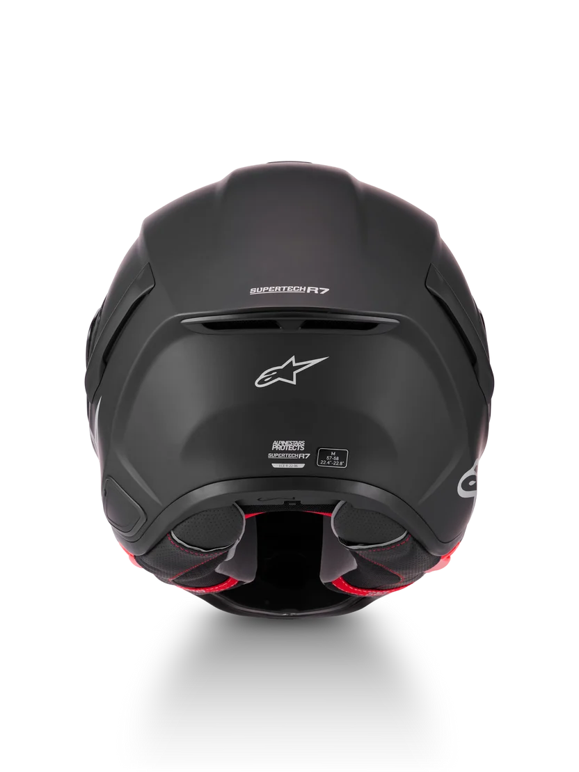 Alpinestars Supertech R7 Mat Sort MC Hjelm