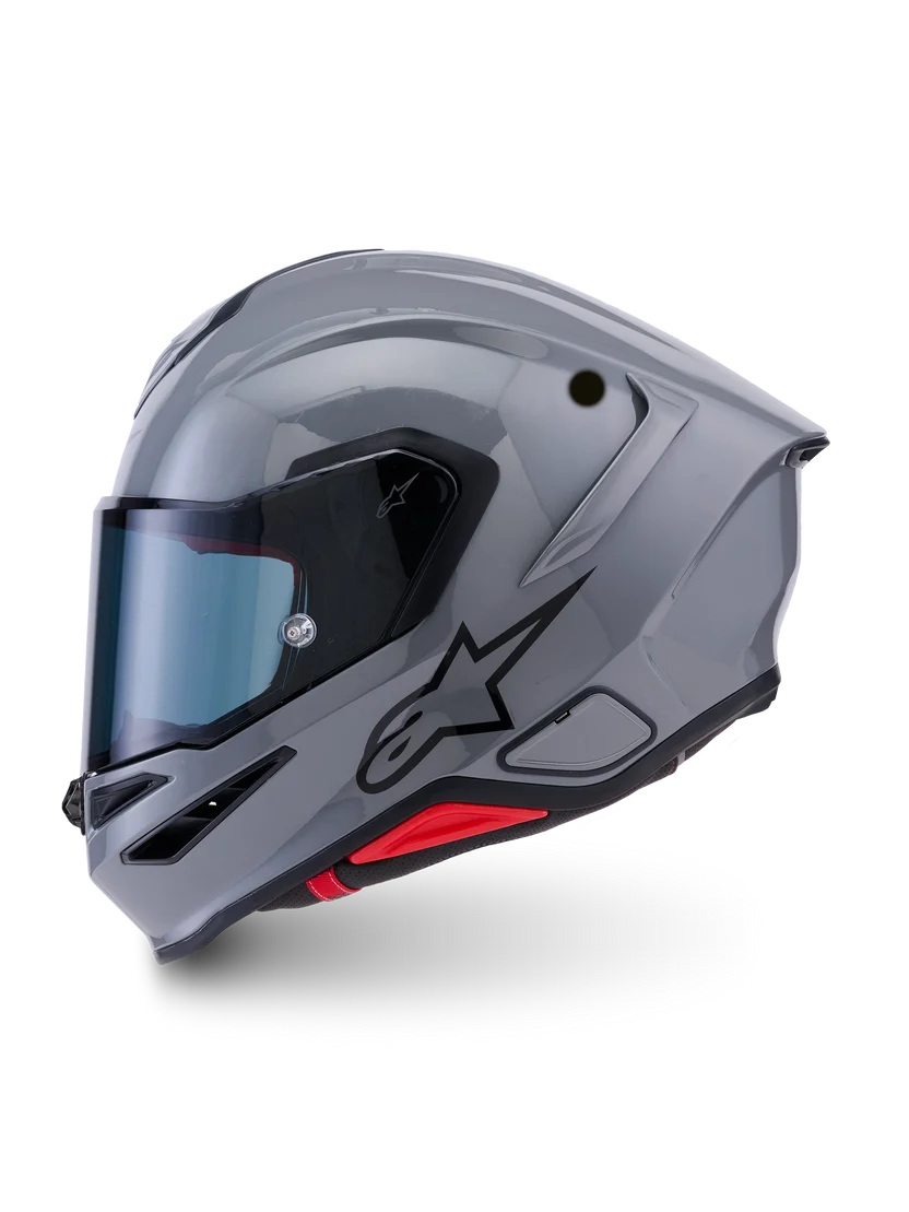 Alpinestars Supertech R7 Blank Grå MC Hjelm