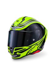 Alpinestars Supertech R7 Zeal Design Fluo Gul MC Hjelm