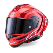 Alpinestars Supertech S-R10 Hjelm Arius Sort/Hvid/Duo Rød