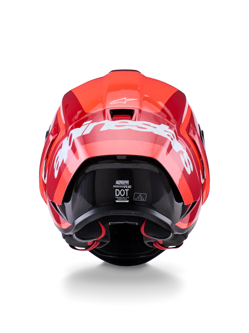 Alpinestars Supertech S-R10 Hjelm Arius Sort/Hvid/Duo Rød