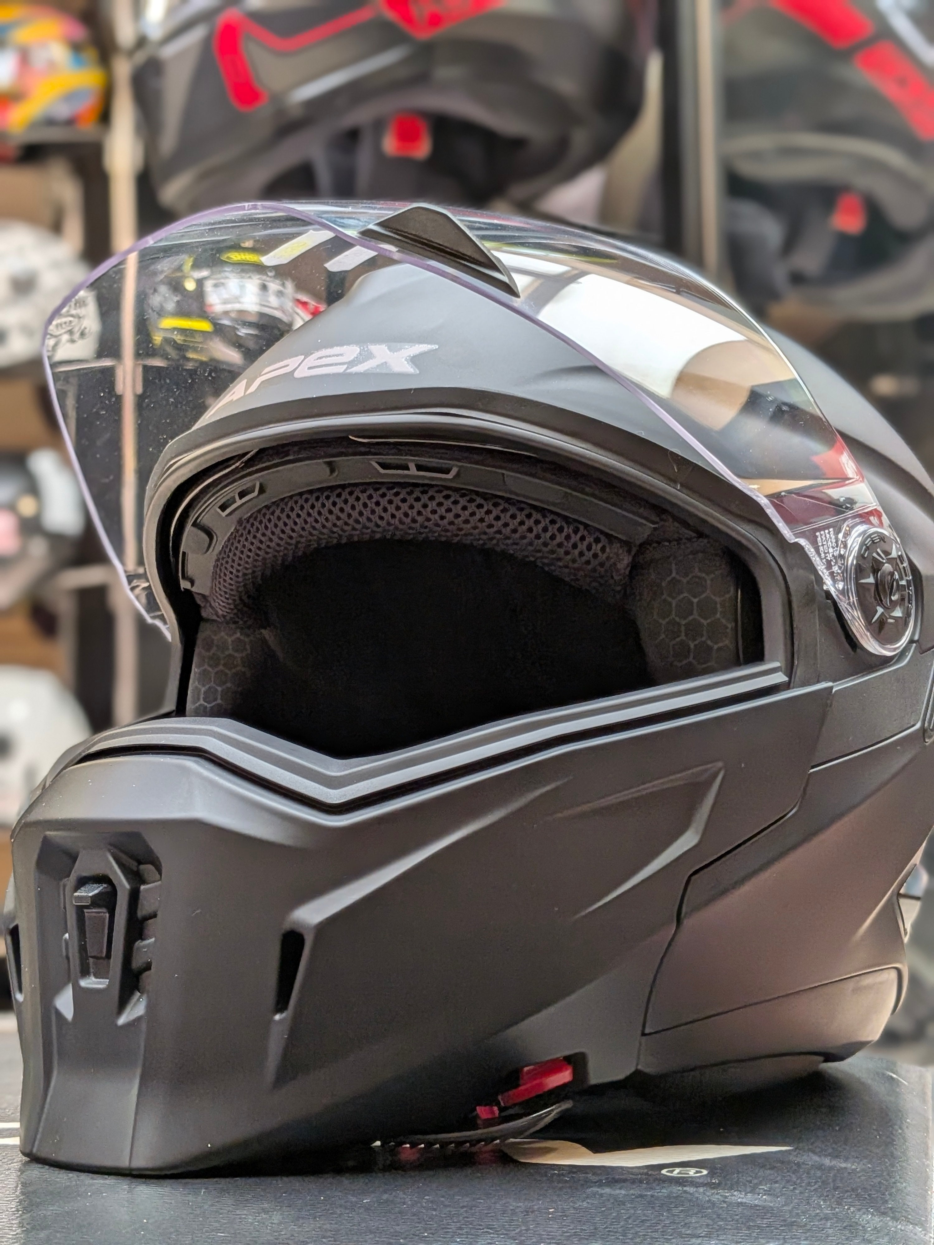 Apex CI-100 Full-face Hjelm Sort