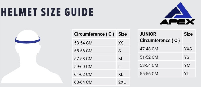 APEX FI100 Børnehjelm Solid mat sort APEX