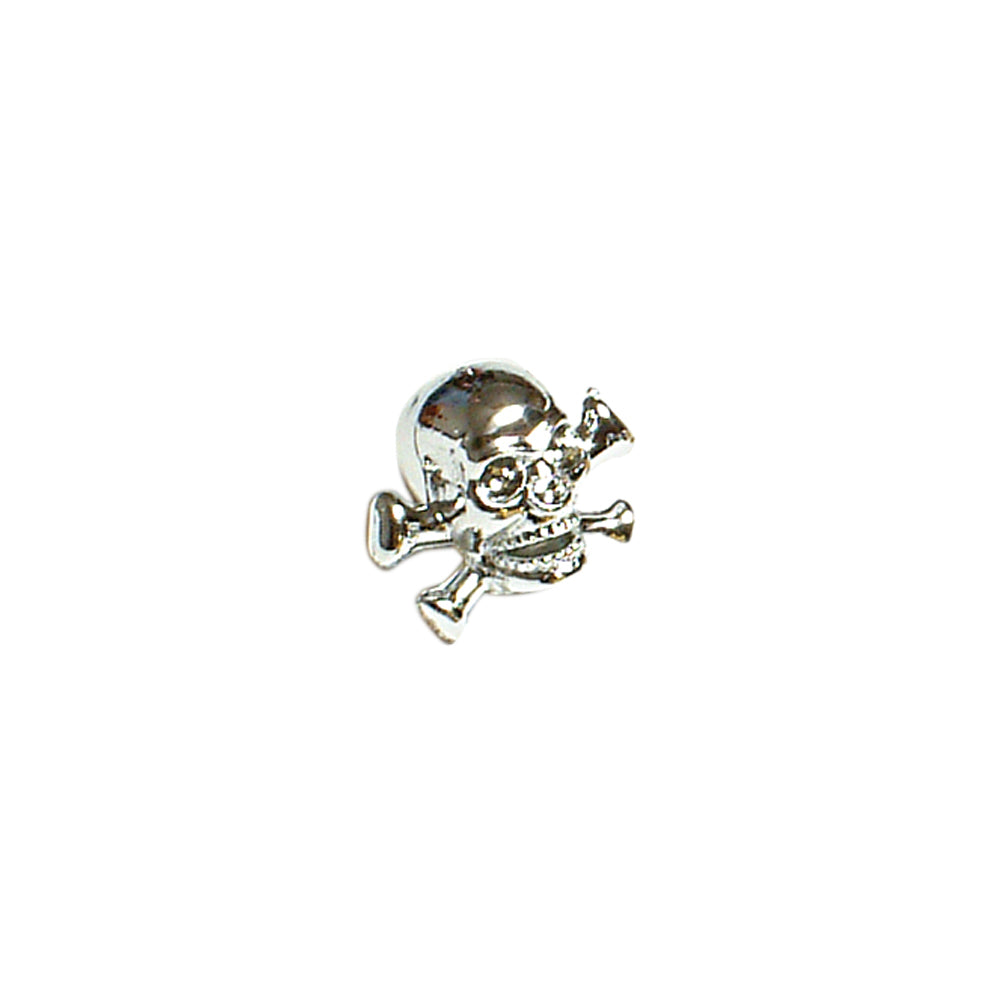 Valve Caps Skull Silver10007805