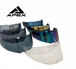APEX FI200 Visor dark smoke pinlock ready APEX