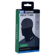 Oxford Neck Tube Bomuld Sort