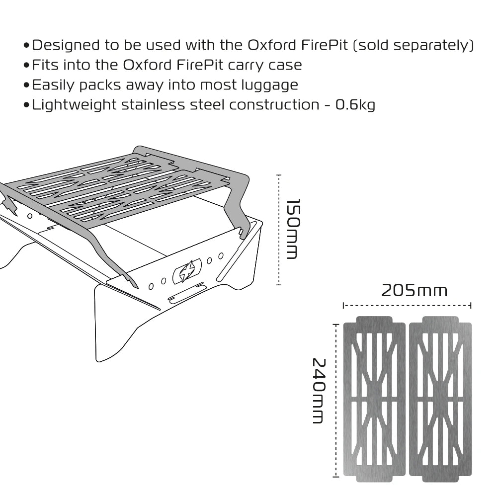 Oxford Grill til FirePit (OX876) Oxford