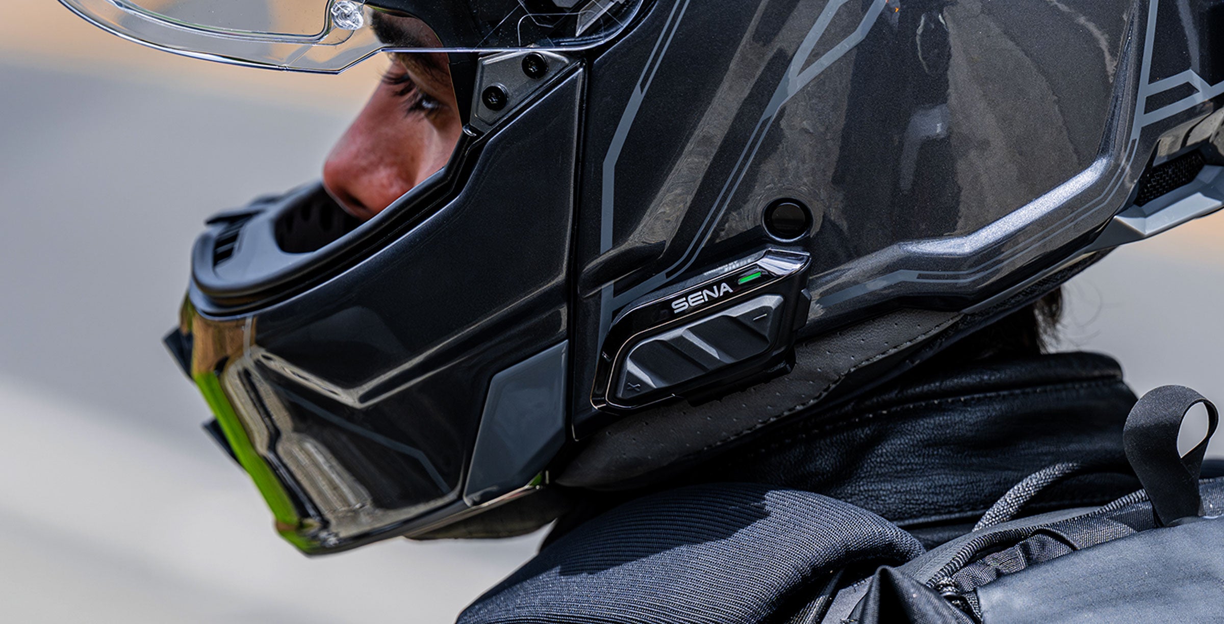 Sena Spider X Slim Mesh 3.0 Intercom Samtaleanlæg til MC Single Pakke