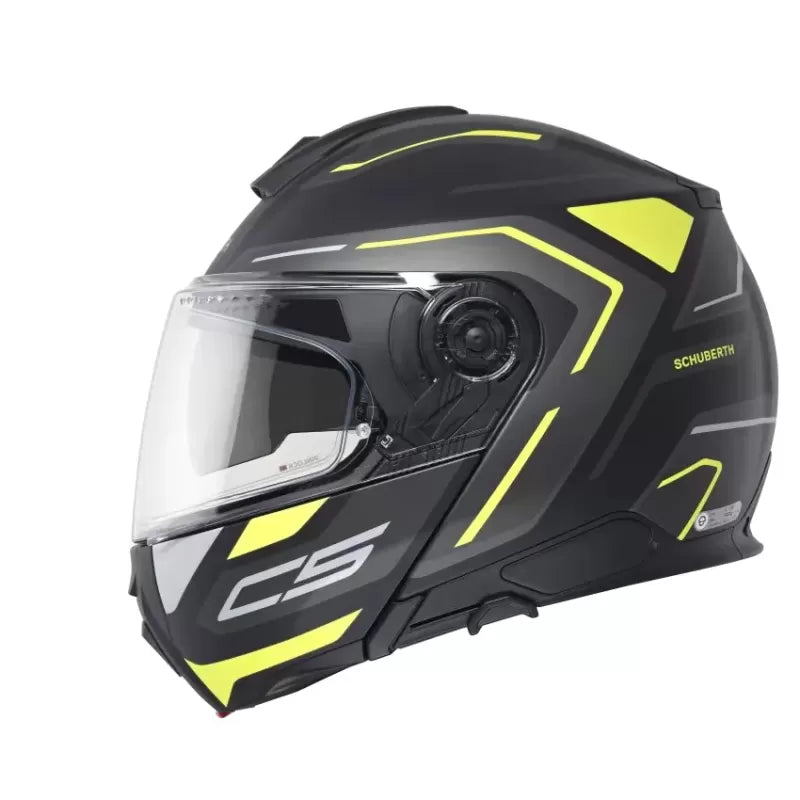 Schuberth C5 Omega Gul Hjelm